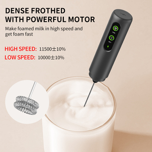 Espumador de Leche Eléctrico Recargable de 2 Velocidades y 2 Varillas, Mini Espumador de Leche de Viaje para Cocina, Cafetería, Oficina, Aire Libre, Regalos - Product Image 3