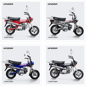 Moto de rue rouge de style DAX avec moteur 110cc, moto de rue élégante, vitesse maximale de 80 km/h - Product Image 5