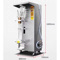 Machine d'emballage automatique de sachets d'eau pure de qualité alimentaire avec scellage robuste pour l'emballage de boissons liquides en sachet – Idéale pour les entreprises