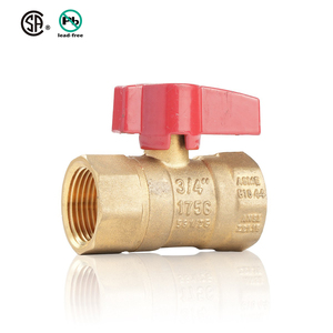 BMAG NSF CSA 인증 1/4 '' - 4'' 단조 스레드 모든 크기 리드 프리 황동 가스 워터 볼 밸브 - Product Image 6