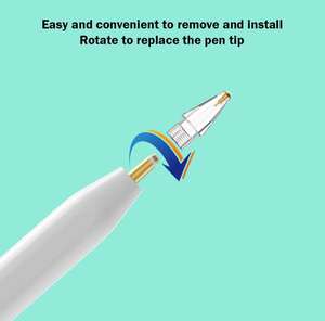 Pointes de crayon dorées transparentes, pointes de stylo de remplacement pour crayon 1 crayon 2 - Product Image 6