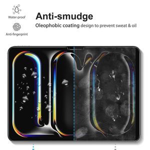ฟิล์มกระจกนิรภัยสำหรับ iPad Pro 11 นิ้ว 12.9 นิ้ว ความแข็ง 9H ป้องกันรอยขีดข่วน ขอบโค้ง 2.5D คุณภาพ A++ แบบขึ้นรูปเฉพาะ - Product Image 5