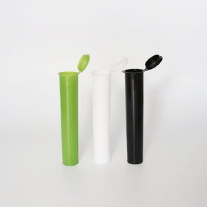 Custom Multi Colors Child Resistant <b>Plastic</b> Squeeze Open Pop Top <b>Tubes</b> 96mm 109mm 116mm Pop Top Packaging <b>Tube</b> - Product Image 5