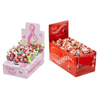 Boîtes de présentation de comptoir en carton pliables avec logo personnalisé pour bonbons