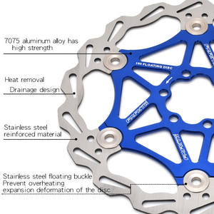 دراجة هوائية جبلية دراجة العائمة القرص دراجة قرص فرامل المواد هو الصلب و سبائك الألومنيوم قوس حجم 160/180/203 مللي متر - Product Image 2