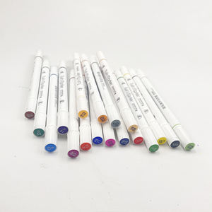 Ensemble de stylos marqueurs à encre à l'alcool à double pointe personnalisés à pointe en fibre, séchage rapide, imperméable, pour la peinture et la coloration des enfants - Product Image 6