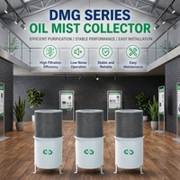 Collecteur de brume d'huile centrifuge et filtrant composite, système de filtration en 3 étapes, application industrielle, efficacité de 99,5 %, 3000 m³/h