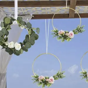 Металлические кольца, обруч «Ловец снов» для творчества, обручи для изготовления свадебных цветочных венков, настенные подвесные макраме, рождественские украшения