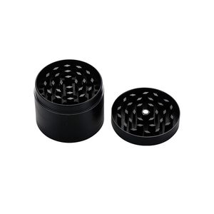 Grinder per Erbe XY GLASS con Logo Personalizzato, Accessori per Fumatori in Metallo Nero con Denti Affilati, Trituratore Portatile - Product Image 4