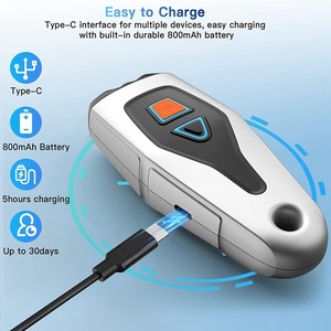 เครื่องป้องกันสุนัขเห่าแบบอัลตราโซนิก หัวคู่ กำลังสูง ชาร์จ USB ได้ เครื่องฝึกสัตว์เลี้ยง สีเงินเทา PU33 - Product Image 3