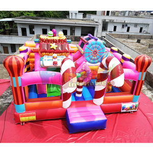 <span class=keywords><strong>Casa</strong></span> de Brinco Inflable Comercial con Diseño de <span class=keywords><strong>Casa</strong></span> de Dulces, con Soplador, Garantía de 3 Años y Kits de Reparación en Oferta - Product Image 1