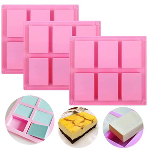 Molde de Silicona Rectangular para Jabón, para Hacer Jabón Casero, Chocolate y Pasteles, Venta Directa de Fábrica - Product Image 4