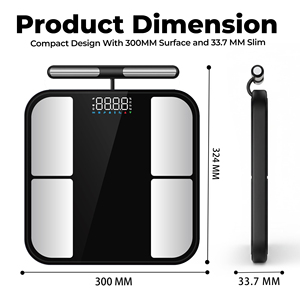 Báscula Inteligente de Grasa Corporal Única de 180 kg, Báscula Digital de Composición Corporal, Báscula de Baño con Bluetooth y Monitor de Salud - Product Image 5