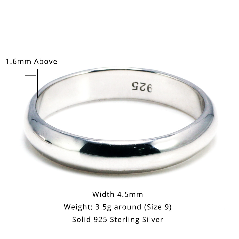 Silver 4.5mm