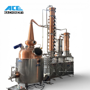 Destilador de Alcohol de Cobre/Acero Inoxidable Ace 500L-5000L para Whisky, Vodka y Brandy - Product Image 1