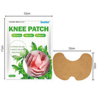 Sumifun Patchs Analgésiques pour Genoux à l'Armoise, Autocollants Auto-Chauffants pour Articulations, Muscles et Arthrite Rhumatoïde, Application Corporelle, Patchs Musculaires