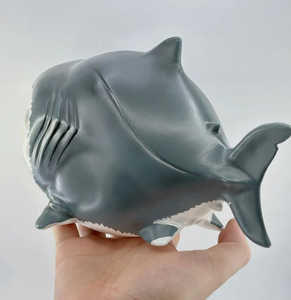 Figurine créative requin abeille figurine en résine petit animal ornements pour salon table <span class=keywords><strong>de</strong></span> bureau étagère cadeau d'anniversaire - Product Image 3