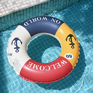 Thickened Anchor Swimming Ring Double Airbag For Children Pool Float Water Sports - Product Image 1
