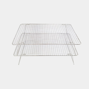 Stainless Steel Three <b>Tier</b> <b>Cake</b> Cooling Rack Rectangle Reusable Dishwasher Safe Baking Tool - Product Image 4