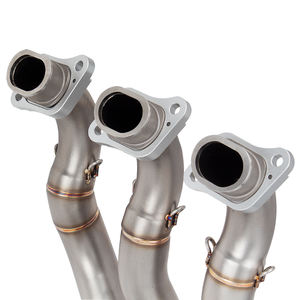 Système d'échappement complet pour <span class=keywords><strong>moto</strong></span> à trois couches, tuyau avant pour <span class=keywords><strong>Triumph</strong></span> Trident Daytona 660 2021 2022 2023 - Product Image 6