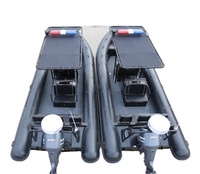 Bateau gonflable en caoutchouc de patrouille de coque en aluminium de la CE Alu Rib760 avec le moteur de YAMAHA 200HP
