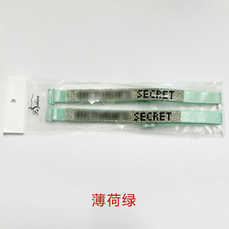 Victrias secret con tracolla diamantata-verde menta