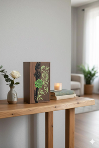 Urne funéraire commémorative avec fleurs pour cendres humaines, pour fournitures funéraires, pour grossistes - Product Image 2