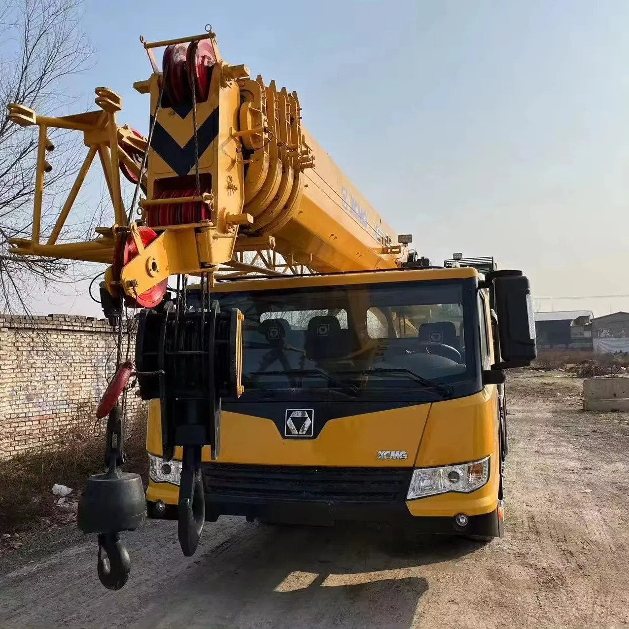 Used 100t truck crane 25ton used 50ton 100ton mobile crane all terrain mobile crane for construction work