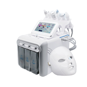 เครื่องสปาใบหน้า6อิน1 Aqua Hydro แบบพกพาวัสดุ ABS ทรีทเมนท์ยกกระชับใบหน้า H2O2ผิวขาว - Product Image 2