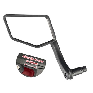 Phổ 360 có thể điều chỉnh phản xạ Bar End gương góc rộng xe đạp cắm gương chiếu hậu - Product Image 1