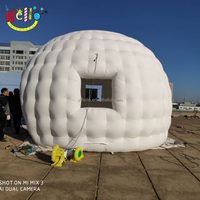 Ballon gonflable DJ LED Cabine circulaire igloo gonflable Bar