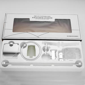 Juego de Accesorios de Baño de 7 Piezas de Acero Inoxidable y Aleación de Zinc, Color Negro Mate, Montaje en Pared, Prevención de Corrosión, Diseño Moderno y Minimalista - Product Image 6