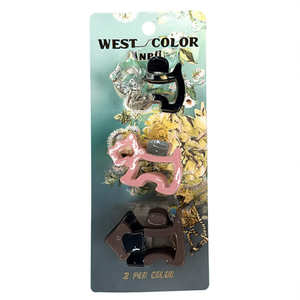 Pinza para el pelo Angelina West Highland Dog, 2 por color, caja de 600 unidades, de plástico, con diseño de dibujos animados, informal para mujer, alta calidad, China - Product Image 4