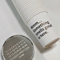 Vente en gros de gobelets en papier biodégradables jetables à paroi unique de 8oz 20oz Impression personnalisée pour café chaud, eau minérale, manchons de couvercle