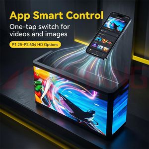 Table de DJ pliable en <span class=keywords><strong>cinq</strong></span> ou six parties, écran LED pour l'extérieur et l'intérieur, cabine de DJ pour club musical - Product Image 4