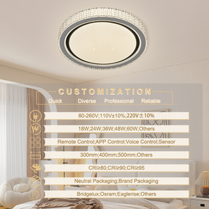 Lámpara de <span class=keywords><strong>Techo</strong></span> <span class=keywords><strong>LED</strong></span> Moderna con Control Remoto RGB, Atenuable, CCT Ajustable, para Hotel - Product Image 3