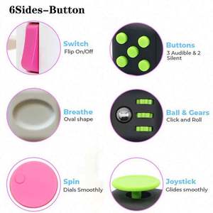 Cubos de Colores Antiestrés, Juguete de Descompresión, Juegos Antiestrés para Adultos y Niños, Material Plástico ABS, Desarrollo de la Inteligencia - Product Image 4