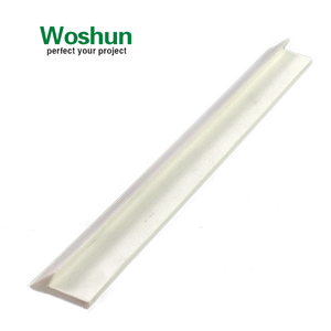 Woshun PVC Foam Fillet PVC Chamfer Plastic Chamfer Plastic Profiles Pe Plastic Chamfer Pe Edge <strong>Trim</strong> Cement Pe Corner Edge <strong>Trim</strong> - Product Image 1