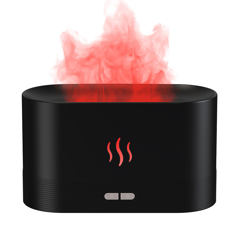 Пламя, увлажнитель, распылитель эфирного масла 180 мл диффузор для эфирных масел и распылением ароматического масла с 7 цвет пламени эффект для дома, офиса,