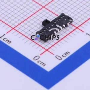 SSAG230300 Slide Switch SMD Switch Single Pole Three Throw Rectangle Pin Header SMD Tab 4.5mm - Product Image 2