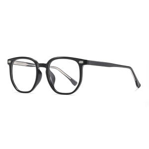 Gafas ovaladas de estilo coreano con filtro de luz azul para mujer, montura completa TR90, lentes planas, lentes de PC, número de pieza 2003 - Product Image 4