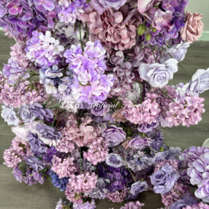 DKB Factory Wholesale Artificial Flower <b>Decor</b> Set Luxurious Purple Standing Artificial Flowers for Wedding Decorations - Product Image 6