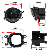 Nouveau boîtier de phare antibrouillard jaune de 3,5 pouces, étanche IP67, 10-30V, kit d'assemblage de phare antibrouillard pour Tacoma/Runner/ 2014-2019-2023