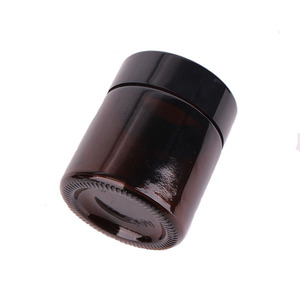 10Ml 30Ml 50Ml 110Ml <span class=keywords><strong>210Ml</strong></span> Hổ Phách <span class=keywords><strong>Glass</strong></span> Jar Với Nắp Màu Đen Màu Nâu Thủy Tinh <span class=keywords><strong>Container</strong></span> Với Nắp - Product Image 6
