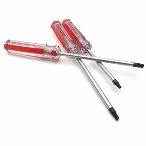 Tournevis Torx T8 T9 T10 T15 à pointe magnétique, sécurité étoile, manche en plastique transparent - Product Image 6