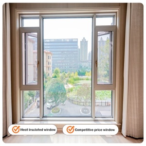Fenêtre à battant en aluminium <span class=keywords><strong>sur</strong></span> <span class=keywords><strong>mesure</strong></span>, large choix de couleurs, anti-décoloration, durable, pour les besoins de rénovation de maisons familiales locales - Product Image 5
