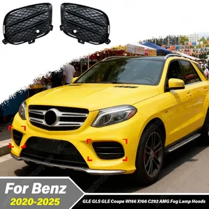 Para Mercedes Benz GLE GLS GLE Coupé W166 X166 C292 AMG 2020 2021 2022 2023 2024 2025 Kit de carrocería con rejilla para faros antiniebla delanteros - Product Image 1