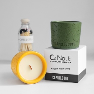 Velas Aromáticas Hechas a Mano con Musgo Islandés para el Hogar, Fragancia Duradera de Aire Fresco, Decoraciones con Aceites Esenciales, Regalo de Alta Gama - Product Image 3