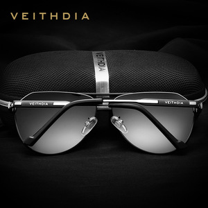 Gafas de Sol de Aviador para Hombre Veithdia, Polarizadas UV400, Lentes TAC, Montura Metálica, Protección Solar para Conducir y Viajar - Product Image 2
