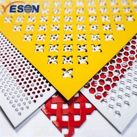 Grille de tôles perforées décalées en aluminium/acier galvanisé à chaud avec services de soudage et de pliage